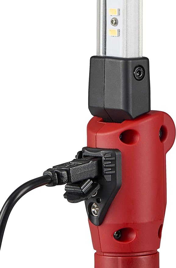Streamlight 74851 Strion Switchblade 500-Lumen Rechargeable Multi-Function Compact Work Light with 120V/100V AC 1 Holder Charger, Red