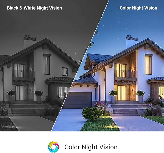 EZVIZ Outdoor Camera Dual Lens, Surveillance Camera with Color Night Vision & Human/Vehicle Detection, Active Defense with Light & Siren, Two-Way Talk, IP67, No Subscription Fee Cloud(C3X-Cloud)