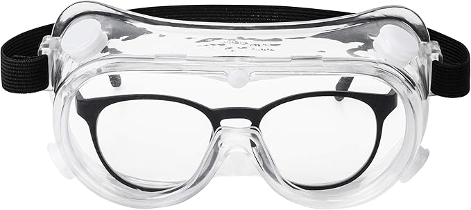 UNCO- Safety Goggles Over Glasses, Protective Goggles, Safety Goggles Anti Fog, Work, Safety Glasses Over