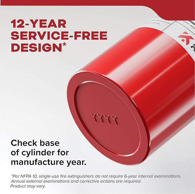 Kidde Multipurpose Fire Extinguisher for Home, Office, Dorm, Residential 3A40BC