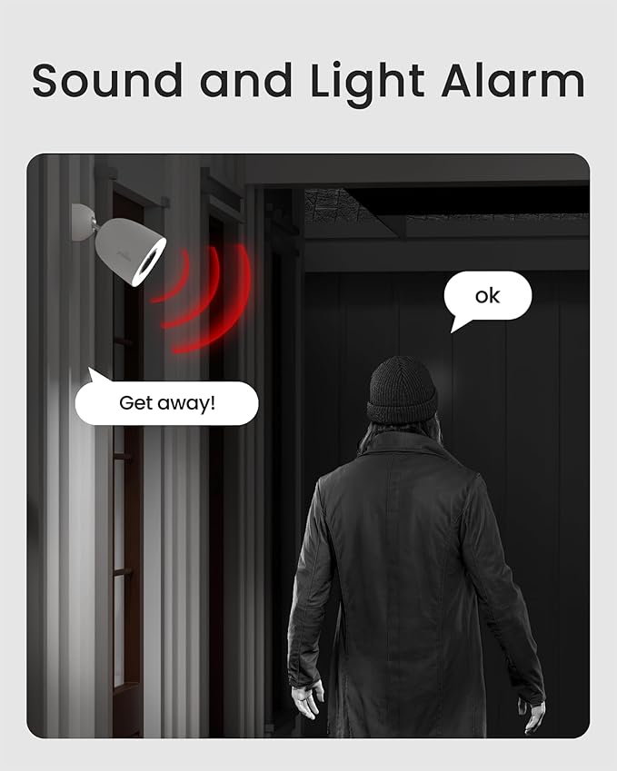 youkey Security Camera Outdoor, 2.5K QHD, 130° FOV, Color24 Enhanced Night Vision, Spotlights with Adjustable Tone, AI Human/Pet/Vehicle Detection, No Monthly Fees