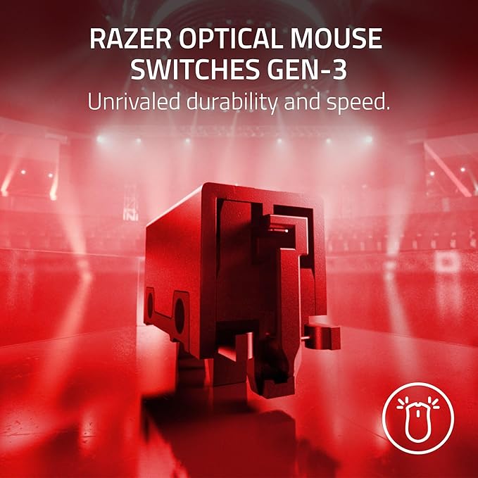 Razer Viper V3 Pro Wireless Esports Gaming Mouse: Symmetrical - 54g Lightweight - 8K Polling - 35K DPI Optical Sensor - Gen3 Optical Switches - 8 Programmable Controls - 95 Hr Battery - Faker Edition