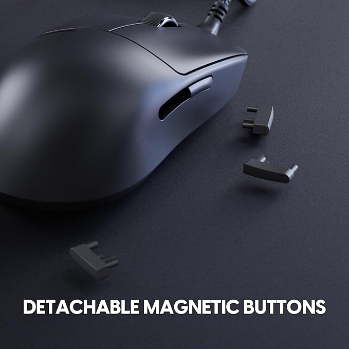 Pulsar Gaming Gears X2A Wired Gaming Mouse, Ultra Lightweight, Optical Switch, 26000 DPI, Motion Sync, PAW3395 Sensor (Medium, Wired, Black)