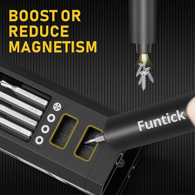 Mini Electric Screwdriver Set,Cordless screwdriver rechargeable,power screwdriver,destornillador eléctrico,Magnetic Bits,5 Torque,LED Display, Electric Screwdriver for Phone PS5 Laptop Watch