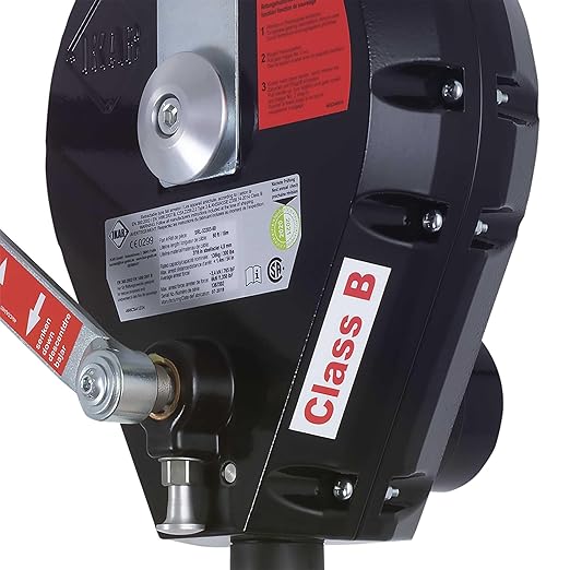 Peakworks Fall Protection Overhead Self Retracting Device w/Recovery (SRDR) - 60 ft Single Leg Cable w/Snap Hook - Certified ANSI Z359.14-2021 SRL-R Class 1 (Available in Multiple Lengths & Styles)