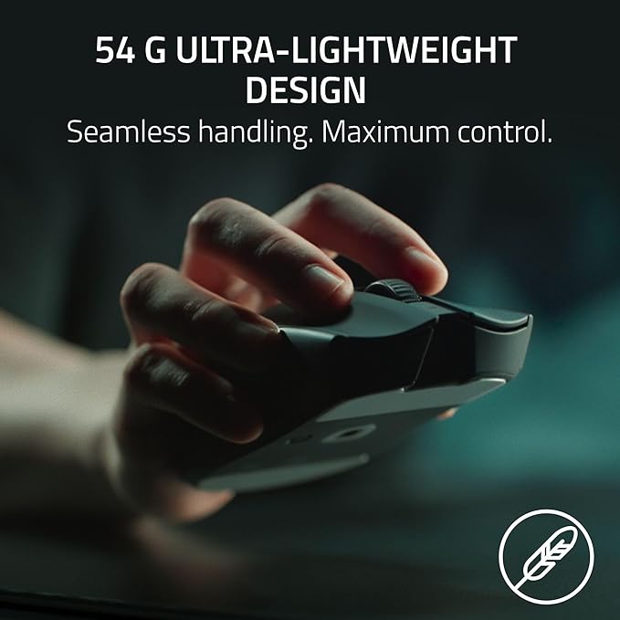 Razer Viper V3 Pro Wireless Esports Gaming Mouse: Symmetrical - 54g Lightweight - 8K Polling - 35K DPI Optical Sensor - Gen3 Optical Switches - 8 Programmable Buttons - 95 Hr Battery - Black