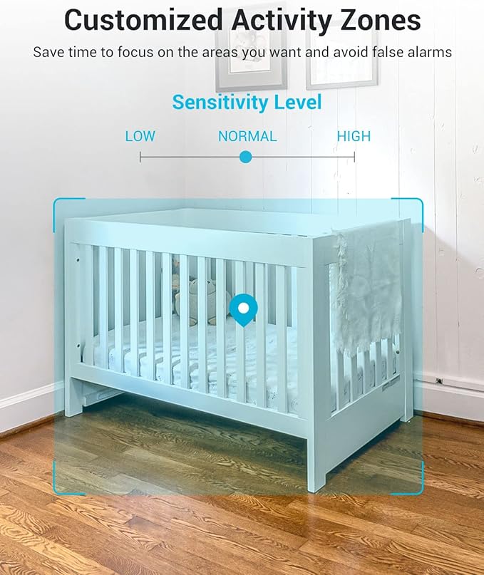 blurams Cameras for Home Security, 2K Indoor Camera 360° Pet Camera with Phone App, Motion Tracking, 2-Way Audio, IR Night Vision, Siren, Works with Alexa & Google Assistant