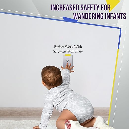 ENERLITES Elite Series Duplex Receptacle with Screwless Wall Plate, Residential Grade Duplex Outlet, Tamper-Resistant, Grounding, 15A 125V, UL Listed, 61580-TR-SVWP, Silver with Wall Plate