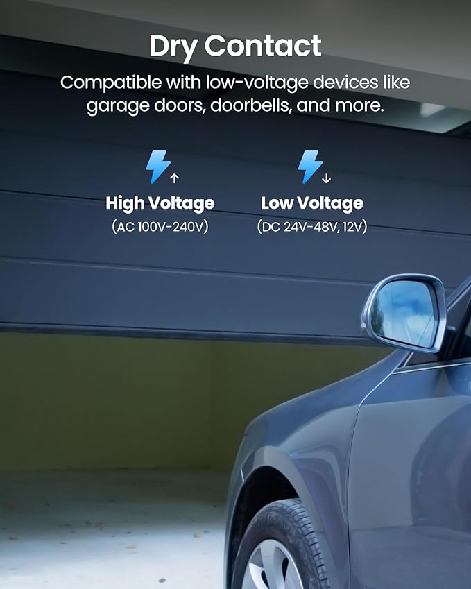 SwitchBot Smart Relay Switch 1,Smart Relay Module with Built-in Hub, Wi-Fi&Bluetooth Switch Compatible with Alexa/Apple Homekit/Google Home/Matter Hub Required, 2.4GHz, Home Automation