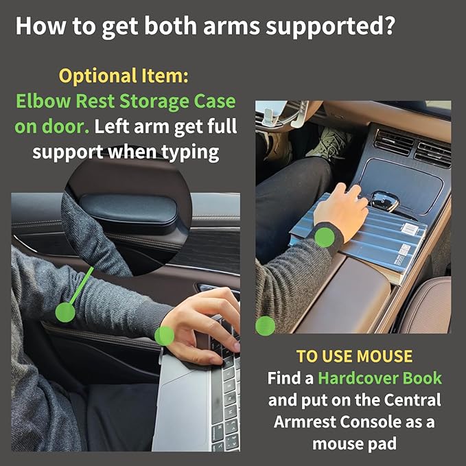 Car Laptop Mount Steering Wheel Tray Holder, Height Adjustable Car Desk for Laptop Computer Tablet, Foldable Portable Lap Laptop Stand for Car Vehicle Workstation Accessories Truck SUV Tesla