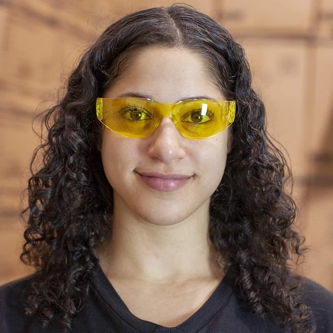 BISON LIFE Keystone Color Lens Safety Glasses | Anti Scratch | Impact Resistance | ANSI Z87.1 Standard | UV 400 Protection