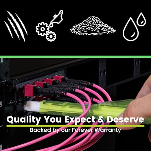 TRUE CABLE Fiber Optic Pen Click Cleaner, Dual Position, MTP/MPO, 500+ Cleans, PC/UPC/APC Connector Ferrules, 8/12/24 Fiber Pinned/Unpinned (Male/Female), 1 pc