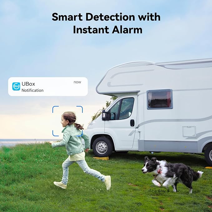 SEHMUA 4G LTE Dual Lens Cellular Security Camera, 12X Hybrid Zoom, No WiFi Needed Outdoor Surveillance, Solar Powered, 2K Color Night Vision, 360° View, Built-in SIM Card, IP65