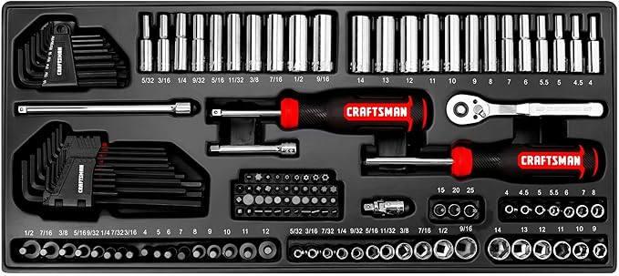 CRAFTSMAN 308 Piece Mechanics Tool Set, Socket and Wrench Set (CMMT45939)