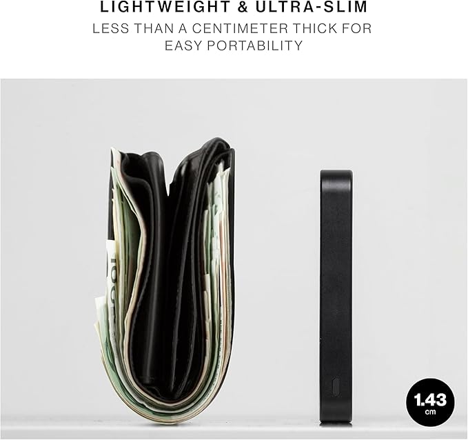 Native Union (Re)Classic Power Bank | Magnetic - MagSafe Compatible 10000mAh 15W Portable Charger - USB-C Cable Included - Qi2 certified - Compatible with iPhone 16, 16 Plus,16 Pro,16 Pro Max, AirPods