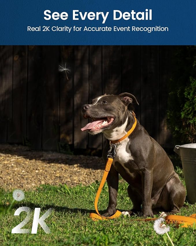 Solar Security Cameras Wireless Outdoor,360° View Battery Powered with Spotlight Color Night Vision,2K WiFi Home Security,PIR Sensor,Wireless Easy Install, 2.4 GHz Wi-Fi