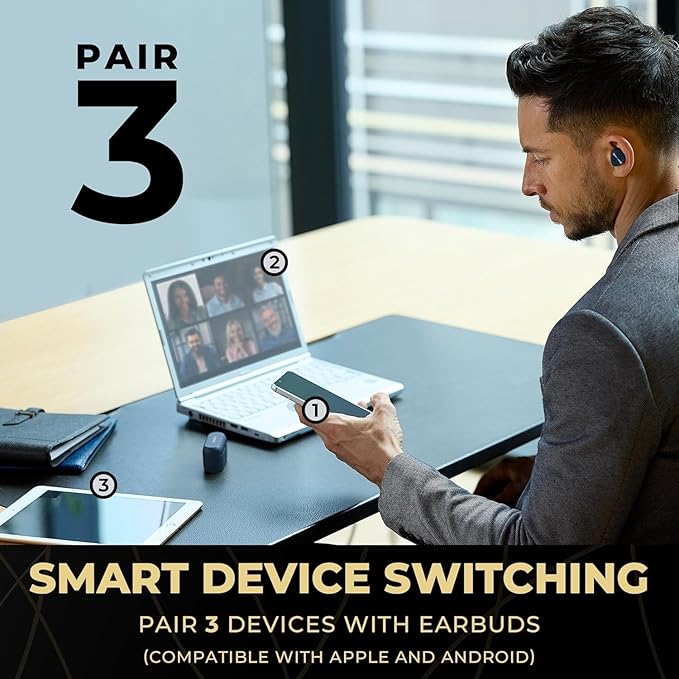 Technics EAH-AZ80-A Premium Hi-Fi True Wireless Bluetooth Earbuds with Advanced Noise Cancelling - Midnight Blue