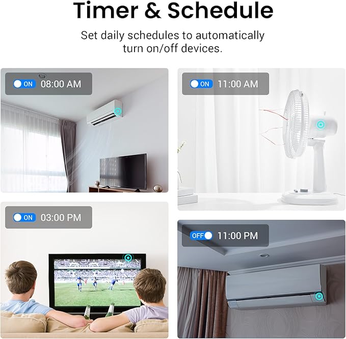 Broadlink RM5plus Universal Infrared Remote, Voice Control with Alexa & Google Assistant, Wi-Fi Smart Home Remote for TV, AC, Fans, All-in-One Smart Hub with Scene & Timer, 2.4GHz Wi-Fi Only