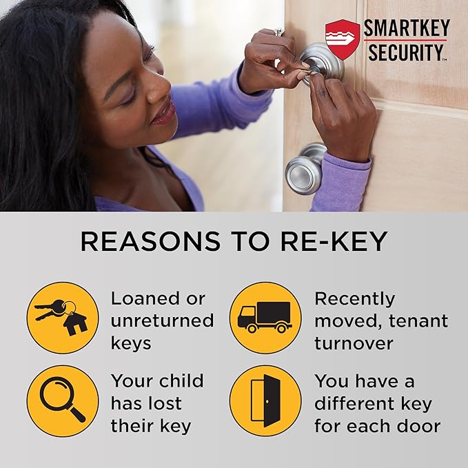 Kwikset SmartCode 270 Keyless Electronic Keypad Deadbolt with San Clemente Entry Handleset, Auto Door Lock, SmartKey Re-Key Security, Contemporary, Matte Black