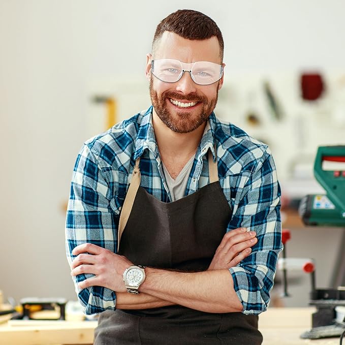 Safety Glasses ANSI Z87.1 Scratch Resistant Lab Goggles for Women Man