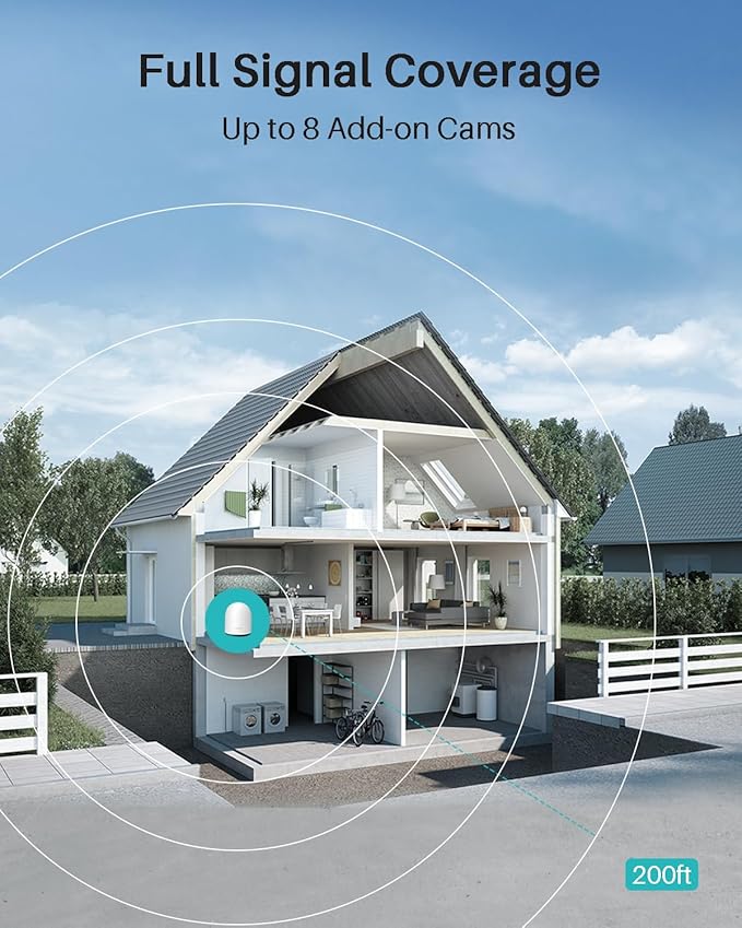 WUUK 2K Solar Security Cameras Wireless Outdoor, 2 Cam-Kit Home Security System, Color Night Vision, Forever Power, No Subscription, 32G Local Storage, Compatible for Alexa, Google Home, 2.4G&5G WiFi