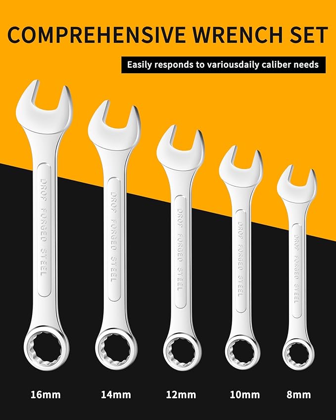 Essential Man's Small Tool Box Kit for House, New Home Toolbox Socket Wrench Set, Mini Men's Car Mechanic Pliers Hammer Toolset, Home Repair Basic Car Body Tool (Tool Kit - Blue)