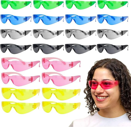 BISON LIFE Keystone Color Lens Safety Glasses | Anti Scratch | Impact Resistance | ANSI Z87.1 Standard | UV 400 Protection