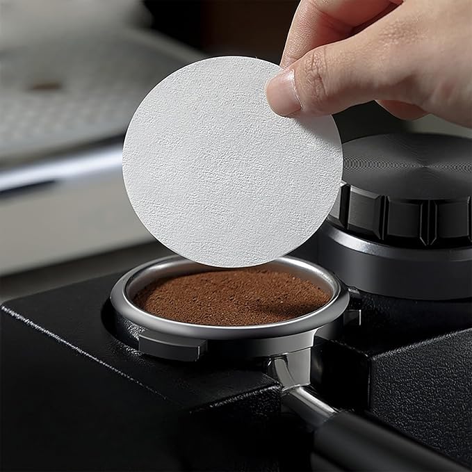 WDT Espresso Distribution Tool, 8x0.35mm Needles Espresso Stirrer with Aluminum Alloy Handle, Stand and 10 Extra Needles, 51mm Espresso Accessories Kit with Dosing Funnel, Puck Screen, Filter Paper