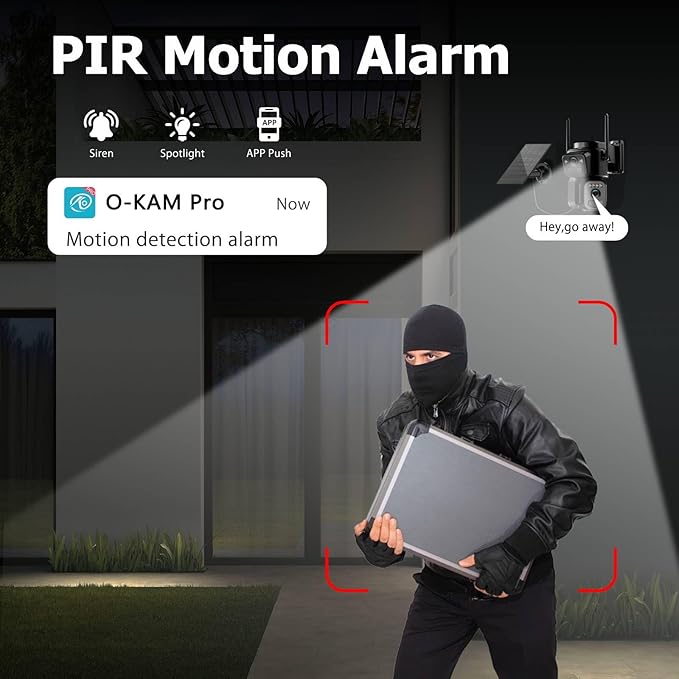 Uniter 4K Dual Lens Solar Security Camera Wireless Outdoor, 5G/2.4G WiFi 6, Panoramic & Tracking Cam 2 in 1 for Home Security with Color Night Vision/PIR Motion Alarm/Human Tracking/PTZ/2-Way Audio