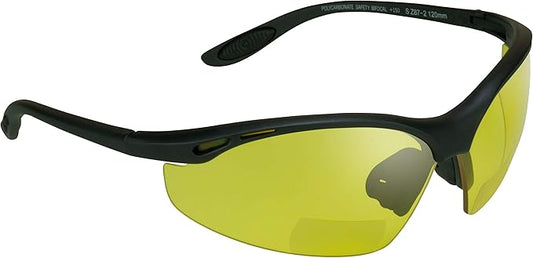proSPORT Bifocal sunglass Safety Reader Z87 Wrap Around No Slip Grip +1.50 +2.00 +2.50 +3.00