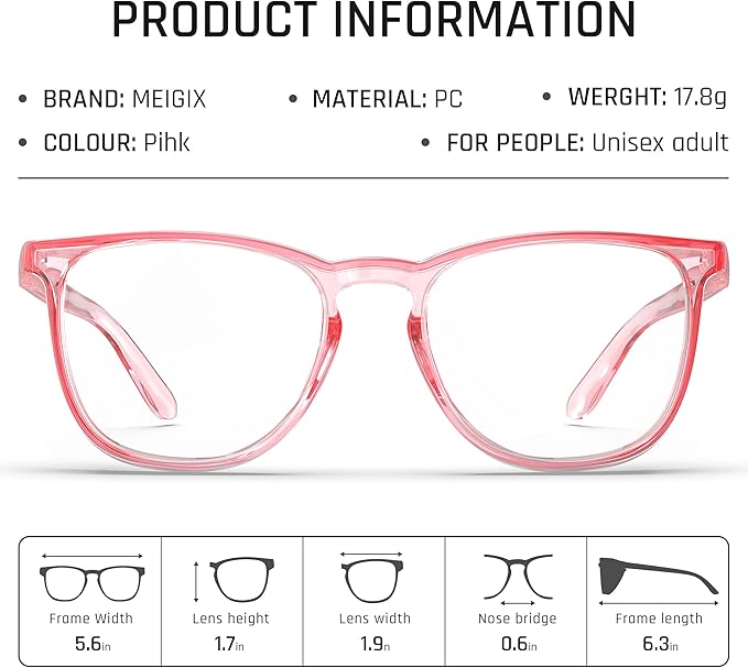 Stylish Safety Glasses, Clear Anti-Fog Anti-Scratch Protective Glasses For Men And Women