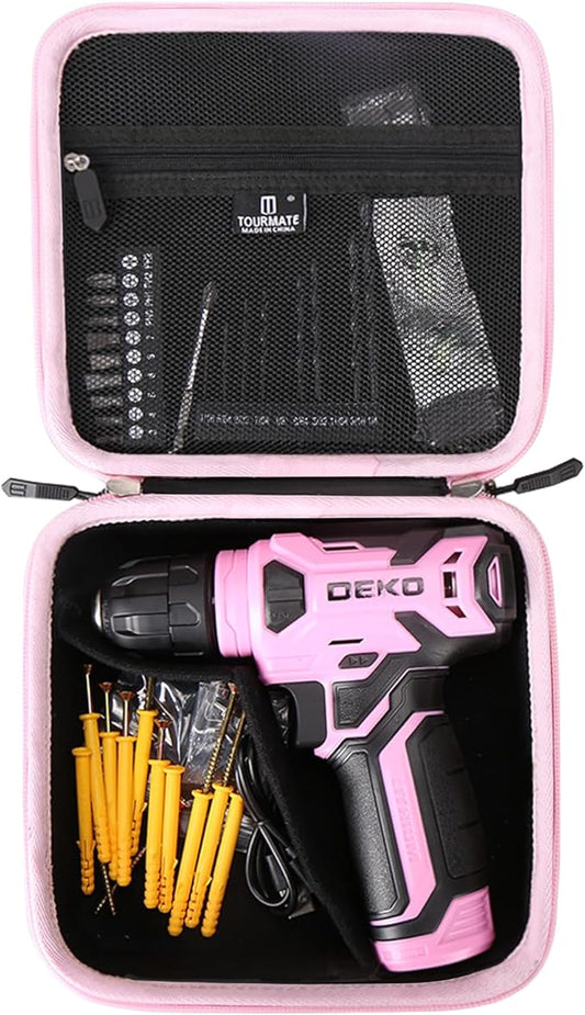 Storage Case for DEKOPRO 8V/COMOWARE/PULITUO/PULITUO Cordless Drill - Drill Bit Set Hard Case, Carrying Case (Box for Sale)