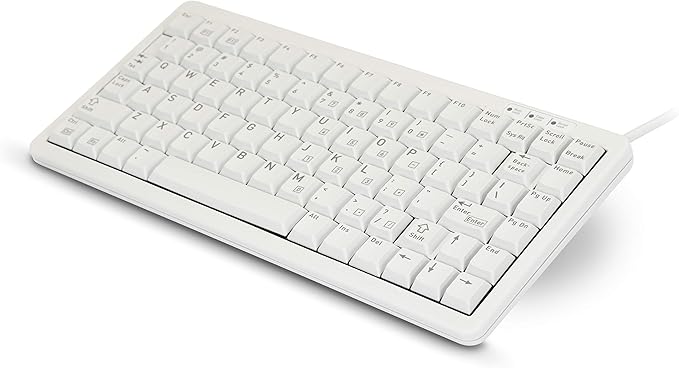 CHERRY ML 4100 Ultraslim Keyboard- Light Gray - US 83 Key Layout. USB & PS/2 (G84-4100LCAUS-0)