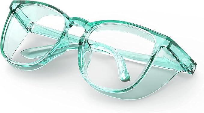 MORK&SUKY Safety Glasses, Stylish Goggles With No Fog Lense, Alternatives To Regular Protective Eyewear For Lab and Nursing.