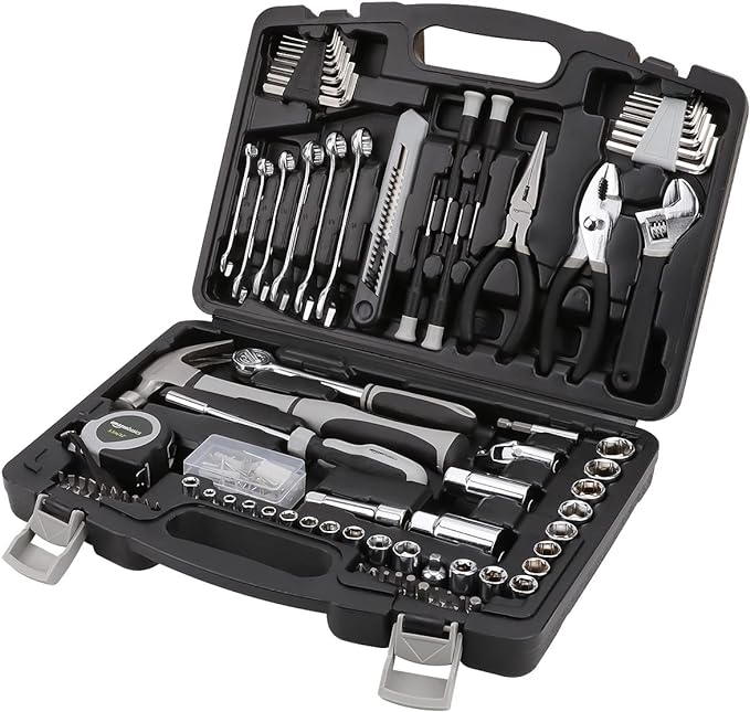 AmazonBasics 131-Piece General Household Hand Tool Set