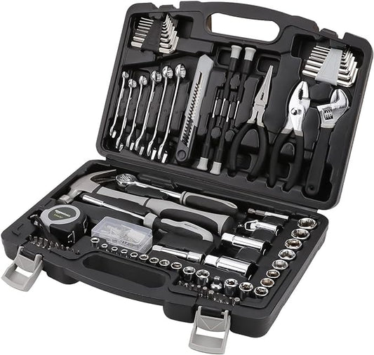AmazonBasics 131-Piece General Household Hand Tool Set
