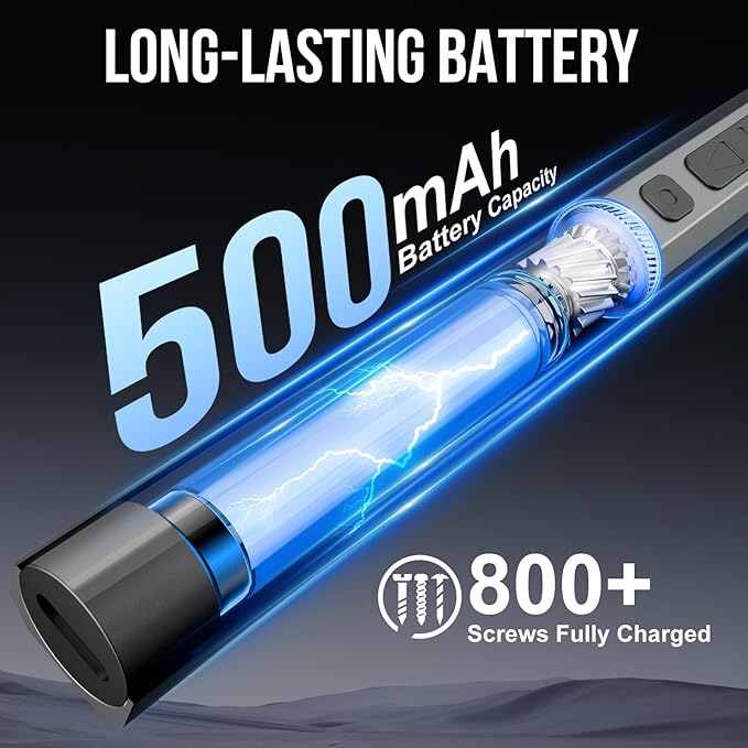 STREBITO 144-Piece Upgraded Electric Screwdriver, Max 0.7 N.m, 120 Magnetic Bits, 5-gear Torque Adjustment, Precision Screwdriver Set, Repair Tool Kit for Tech, Electronics and PC, Gifts for Men