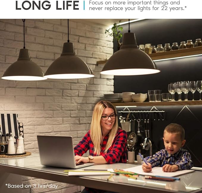 LUXRITE A19 LED Bulb 75W Equivalent, 1100 Lumens, 3000K Soft White, Dimmable Standard LED Light Bulbs 11W, Enclosed Fixture Rated, Energy Star, E26 Medium Base - Indoor and Outdoor (24 Pack)