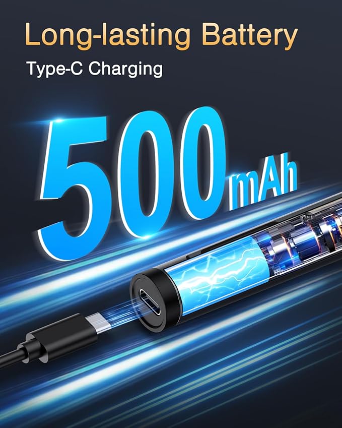 Electric Screwdriver Set, 62-in-1 Mini Electric Screwdriver, 3.7V Rechargeable Power Screwdriver Kit with 60 Magnetic Precision Bits, OLED Display for PC, Phones, Electronics, DIY