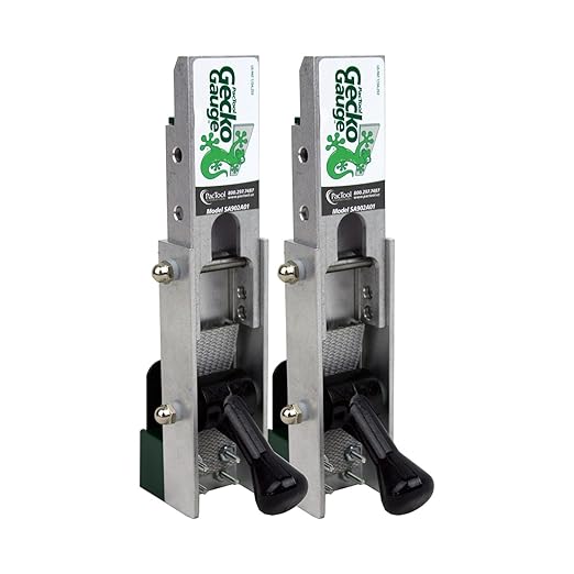 PacTool SA902A01 Artisan Gecko Gauge Siding Mounting Kit - For Use with 5/8-Inch Fiber Cement Siding, James Hardie's Updated HZ5 Series - Lap Siding Gauge - Essential Siding Tools