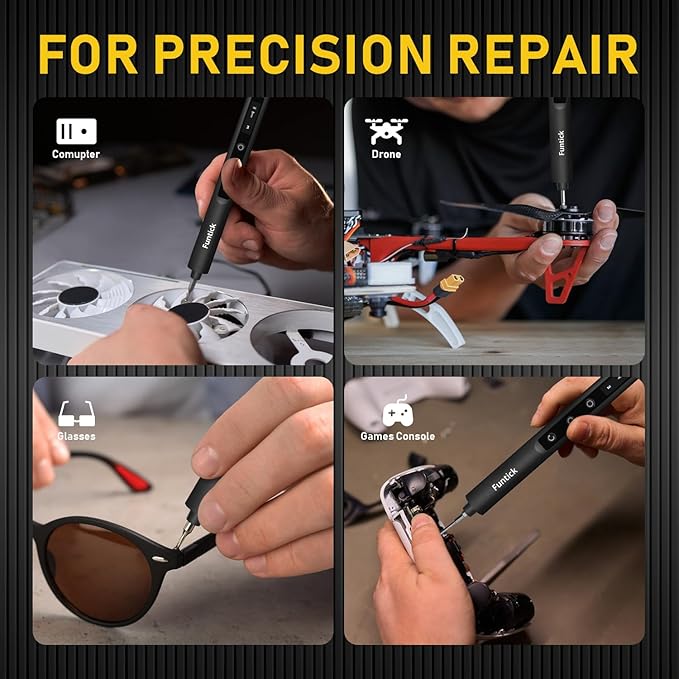 Mini Electric Screwdriver Set,Cordless screwdriver rechargeable,power screwdriver,destornillador eléctrico,Magnetic Bits,5 Torque,LED Display, Electric Screwdriver for Phone PS5 Laptop Watch