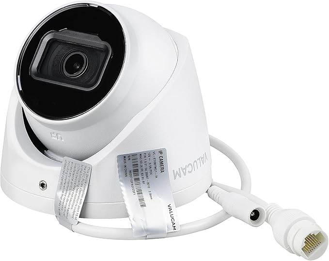 8MP IP Camera, DMSS/SmartPSS Lite, 4K PoE Turret Outdoor Starlight Camera with Mic Audio, Human/Vehicle Detection, IVS, Intrusion Tripwire Alarm, 2.8mm 125°Wide Angle, Metal IP67, H265+, 256GB