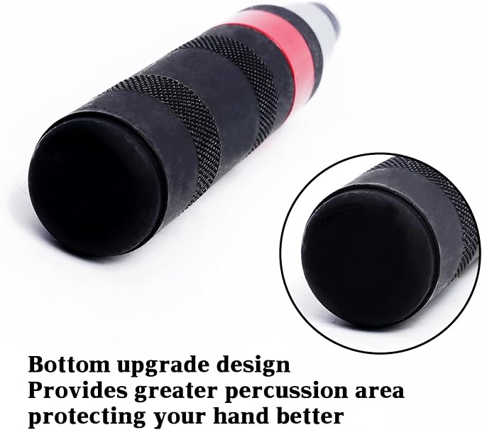 3/8" Manual Hand Impact Driver Set Extractor-12 PCS Impact Screwdriver S2 Steel Much More Durable Disengage Rusted Fasteners or Frozen Bolts Manual Reversible Impact Driver Set