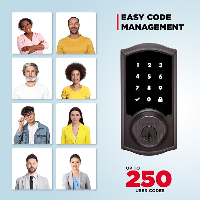 Kwikset HomeConnect 918 Traditional Z-Wave Long Range Enabled Touch Screen Lock Works with Ring Alarm, Samgsung SmartThings Hub Required, Sold Seperatedly in Venetian Bronze