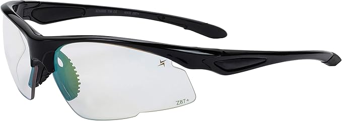 X Power Photochromic Lenses Safety ANSI Z87+ Impact Resistant Polycarbonate Lens & Frame