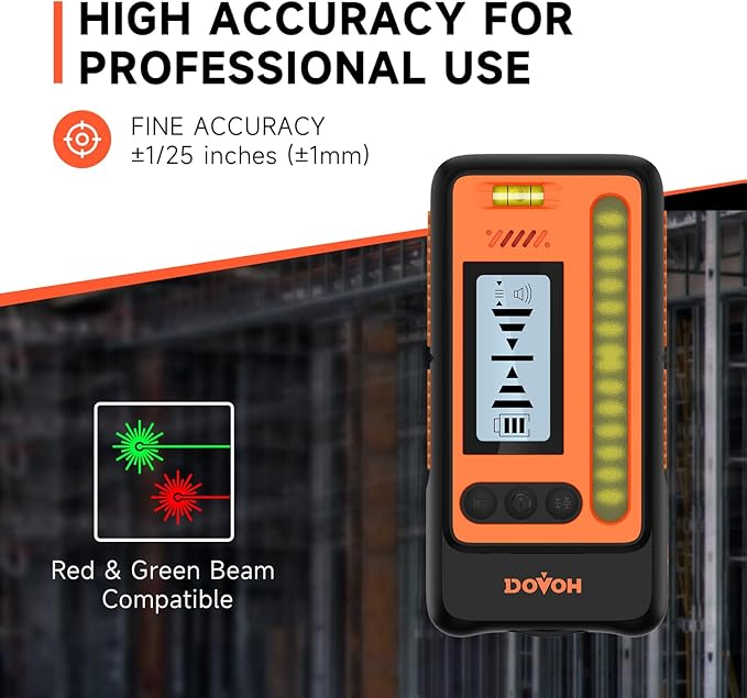 Outdoor Laser Level with Receiver and Grade Rod, Class Ⅱ