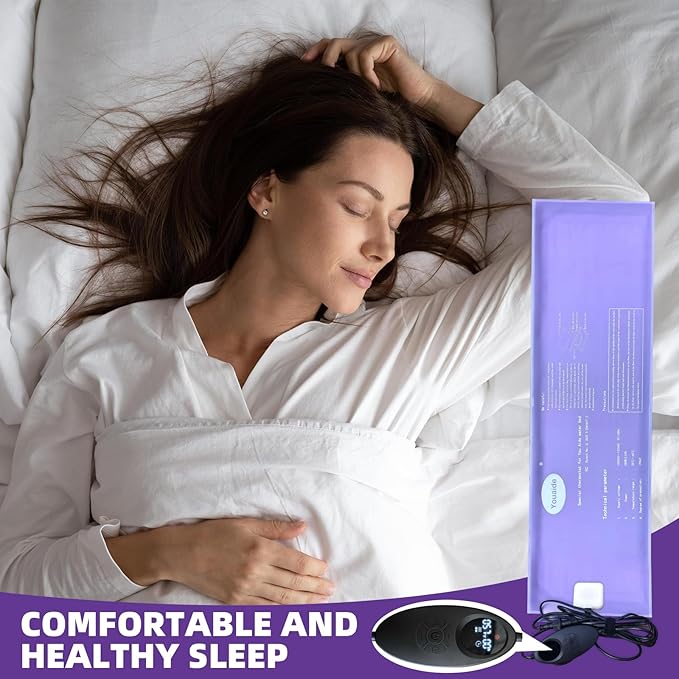 Waterbed Smart Thermostat, 200W Adjustable Softside Hardside Water Bed Heater, LED Display Waterbed Heater, Safe and Durable, For King, Queen, Full and Twin