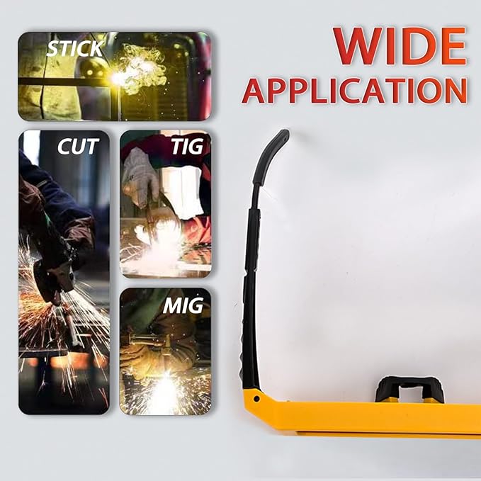 Welding Glasses Auto Darkening Welding Goggles with Adjustable Shade, Safety Eyes Protective Welder Glasses with 2 Sensors for TIG MIG MMA Plasma