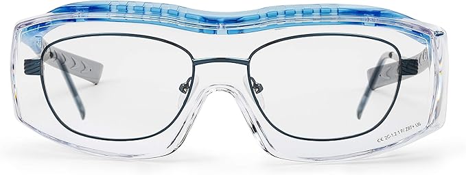 SolidWork Safety Glasses Clear Lens with Side Shields, Anti Fog, Anti Scratch, Anti-Glare, Protective Eyewear for Men & Women