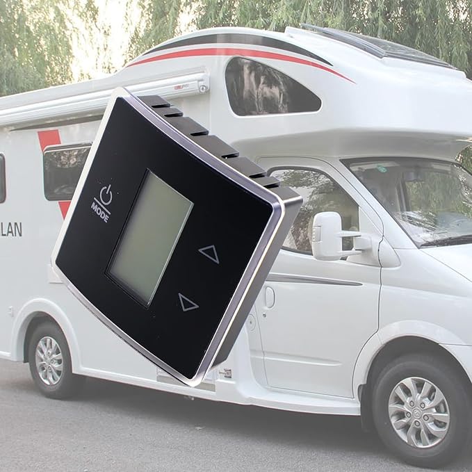 3316250.712 RV Single Zone Wall Thermostat Replacement for Dometic for RV/Camper Conditioners, Blue Backlight LCD Display, Black 3-Wire